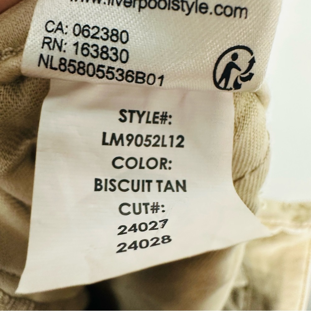 Liverpool Women's Tan Bermuda Shorts - Picture 9 of 9